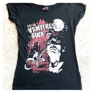 Vampires Suck graphic tee by Rock Steady